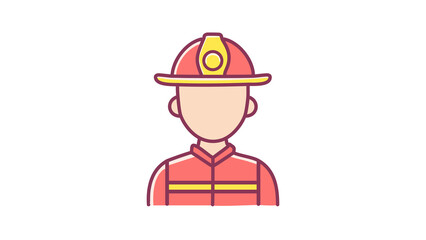 消防士のイラスト(png)