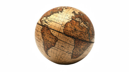 this image shows the planet earth with its oceans on a transparent background, PNG image, PNG file, Generative art.