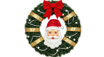 Obraz premium Isolated Christmas Wreath