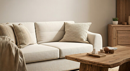 living room with sofa
