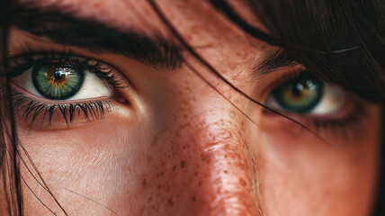 Fototapeta premium The eyes of a beautiful girl