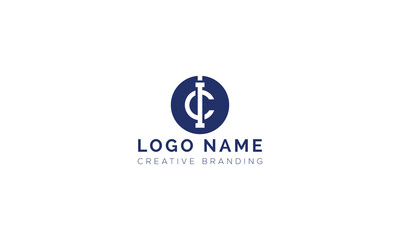 Minimalist IC Logo for Branding and Identity.
