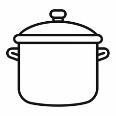 cooking pot vector illustration