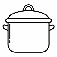 cooking pot vector illustration