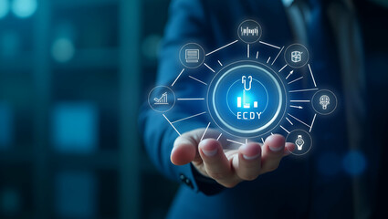 Fototapeta premium Establish business risk assessment models with quantitative analytics and data driven insights to evaluate vulnerabilities and implement effective mitigation measures systematically. in Photo Stock 