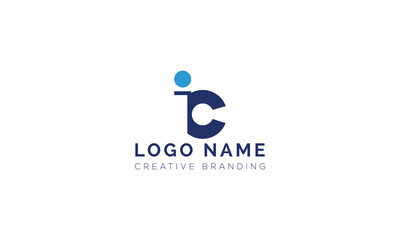 Minimalist IC Logo for Branding and Identity.