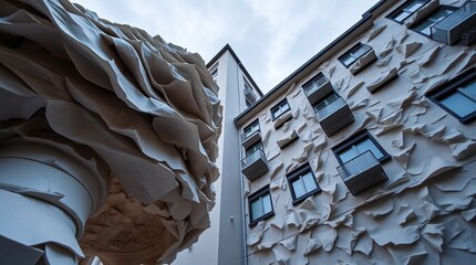 modern facade of a building