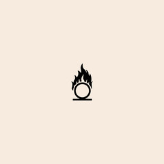 Oxidizer icon flat vector design.