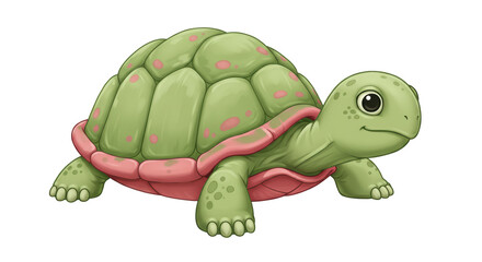 Fototapeta premium Isolated green turtle