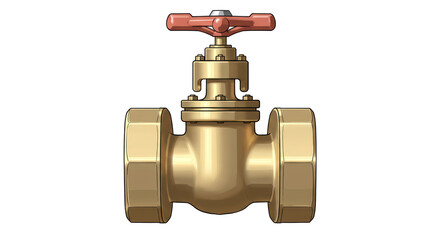 Isolated Brass Gate Valve
