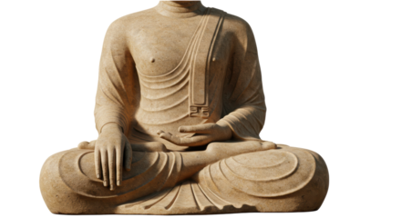 Isolated Buddha Statue