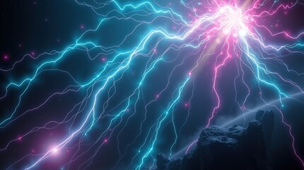 abstract lightning background