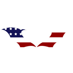 Patriotic American Flag, Military Honor, Remembrance Background