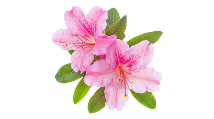 Obraz premium beautiful pink flower, isolated on a transparent background, PNG image, PNG file, Generative art.