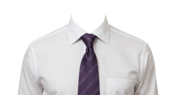 Isolated Shirt and Tie