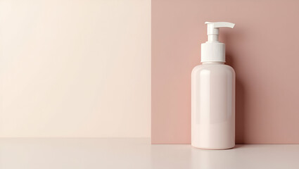 Realistic Cosmetic Label Mockup Designs: Expert Layout Techniques & Precise Photo Stock Imagery to Showcase Product Branding with Ample Empty Space on the Left