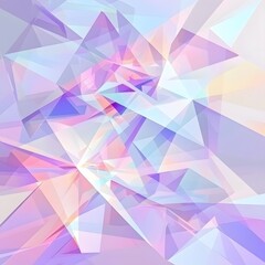 Obraz premium Abstract Pastel Geometric Triangles Background