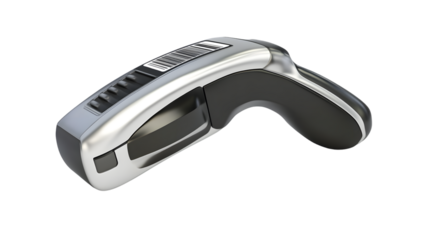 Professional Barcode Scanner on White Background for Inventory Management