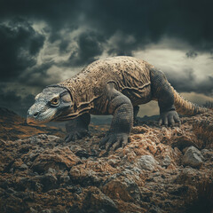 Fototapeta premium Komodo dragon