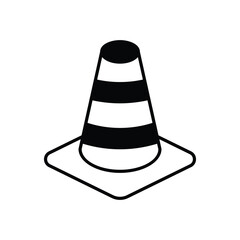 Construction Cone Vector icon