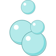 Obraz premium Water Bubble Vector