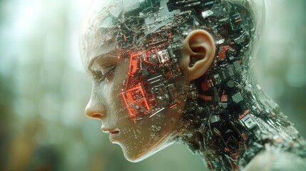 Cybernetic Human Portrait