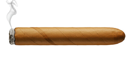 Isolated Burning Cigar