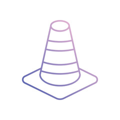 Construction Cone Vector icon