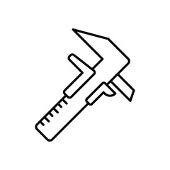 Caliper  Vector icon