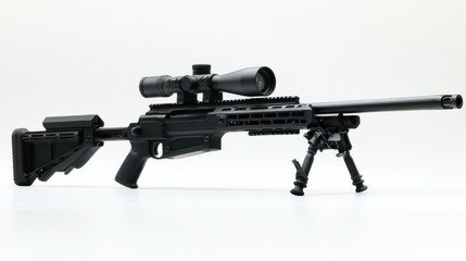 Precision-Engineered Modern Sniper Rifle