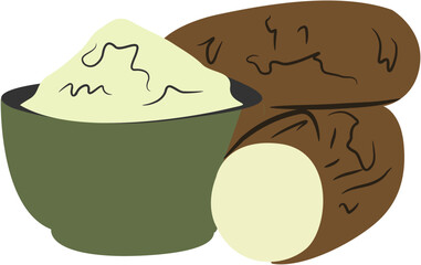 cassava fresh Harvest collection