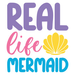Real life mermaid Svg