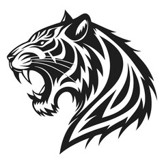 Obraz premium tribal wolf tattoo