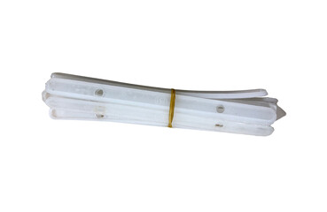 White Plastic File Clip in a bundle