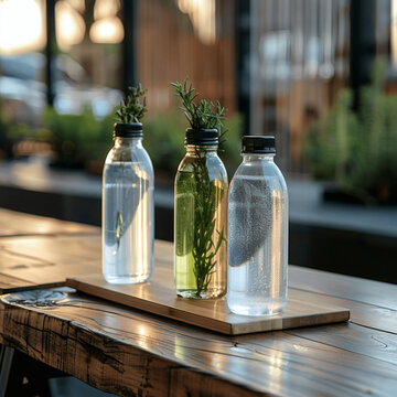 eco-friendly technology fair, reusable water bottles, solar-powered gadgets on display, filled with laughter and discussions as people commit to greener living ratio