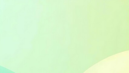 Abstract Pastel Green and Yellow Gradient Background