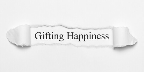 Gifting Happiness	
