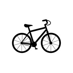 bicycle isolated on white background