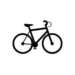 bicycle isolated on white background