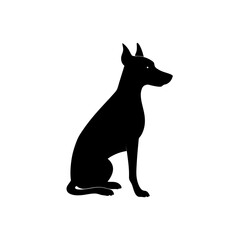 black silhouette of a cat