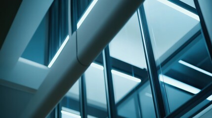 Obraz premium Electrician testing electrical systems in a newly built office building. Featuring skill and safety