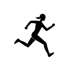 running man silhouette