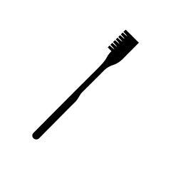 mascara brush isolated on white
