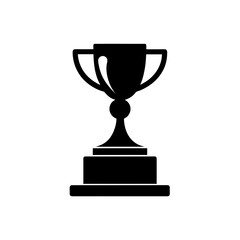 gold cup isolated on white