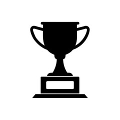 gold cup isolated on white background