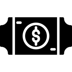 Money Glyph Icon