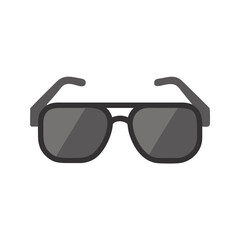 Sunglasses with Thick Upper Frame Icon Design