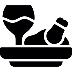 Thanksgiving Parade Float Glyph Icon