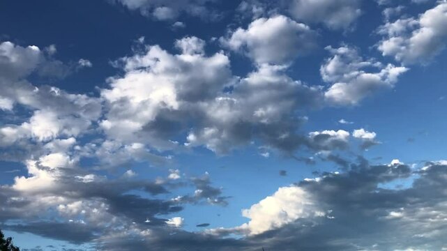 blue sky with clouds