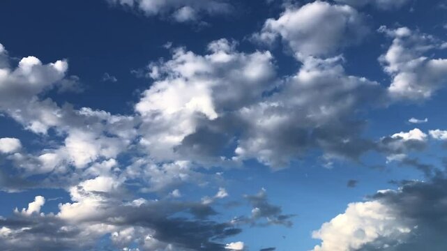 blue sky with clouds